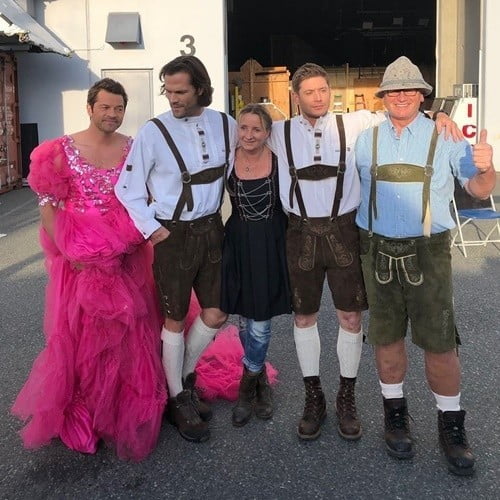 Seriously? OMG! WTF? » Misha Collins is pretty in a pink gown